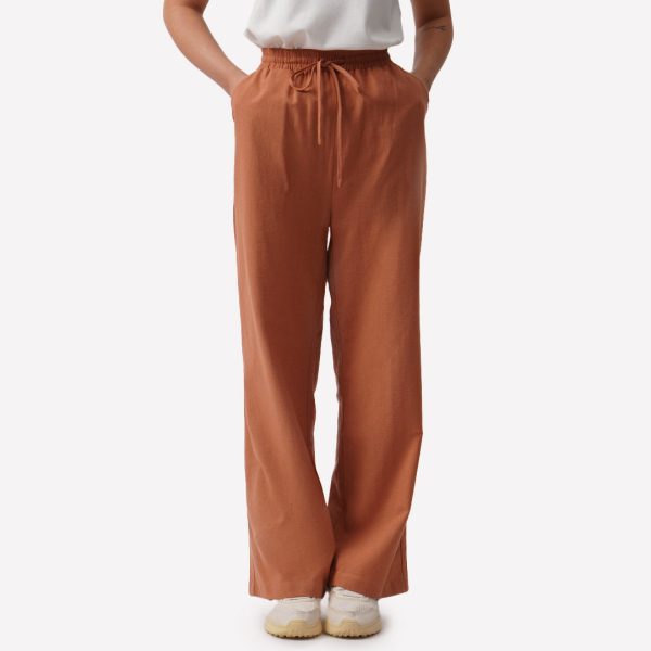 Linen Drawstring Trousers